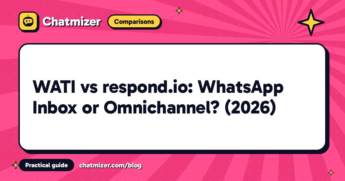 WATI vs respond.io: WhatsApp Inbox or Omnichannel? (2026) — Chatmizer guide